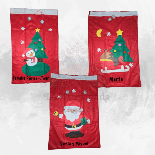 Saco de regalos personalizado