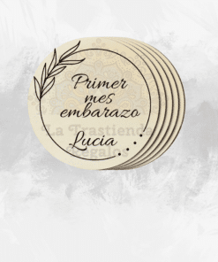 Momentos de embarazo personalizado (12 ud)