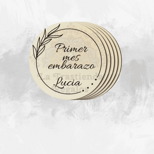 Momentos de embarazo personalizado (12 ud)
