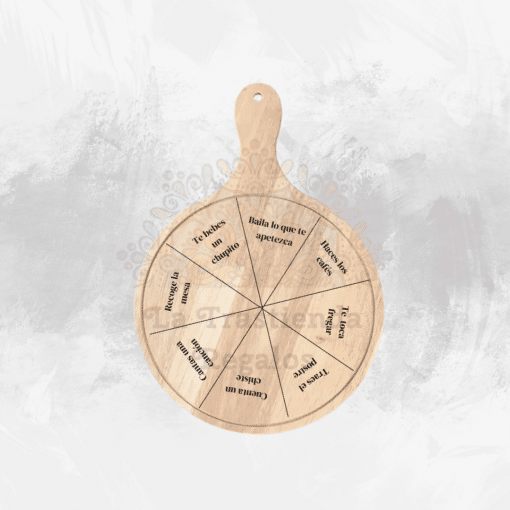 Tabla pizza personalizada