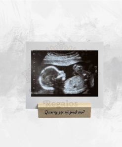Soporte de fotos con dedicatoria personalizada