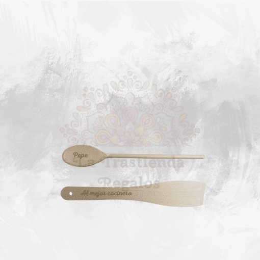 Cuchara y espátula de cocina personalizadas