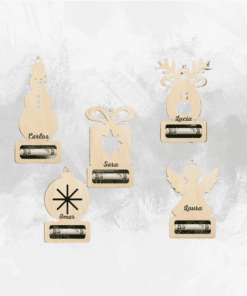 Bola Navidad personalizada dinero (1 ud)