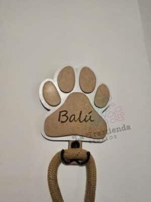 Colgador correa de perro personalizado