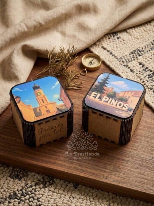Cajas con foto personalizada y tapas intercambiables KUBIX