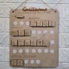 Tabla de rutinas personalizadas