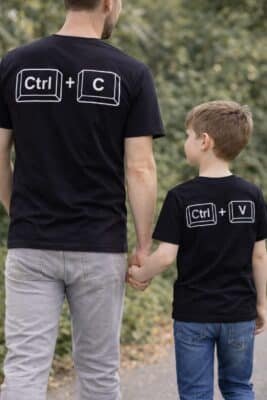 Camiseta padre e hijo gamer