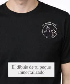 Camiseta con dibujo de tu hijo | Regalo personalizado para papá