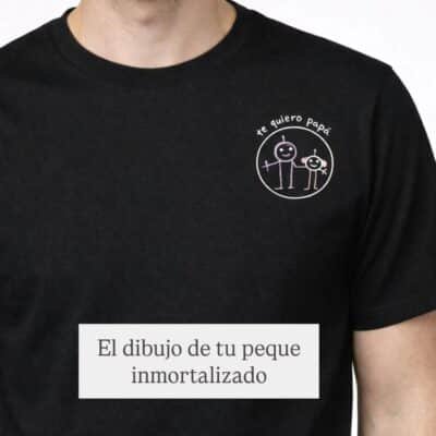 Camiseta con dibujo de tu hijo