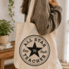Bolsa personalizada para profes y maestros con diseño All Star Teacher