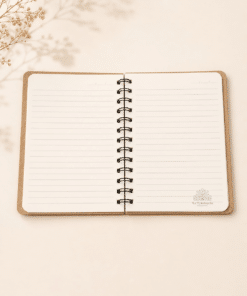 Interior de libreta A5 personalizada para profes y maestros con paginas rayadas